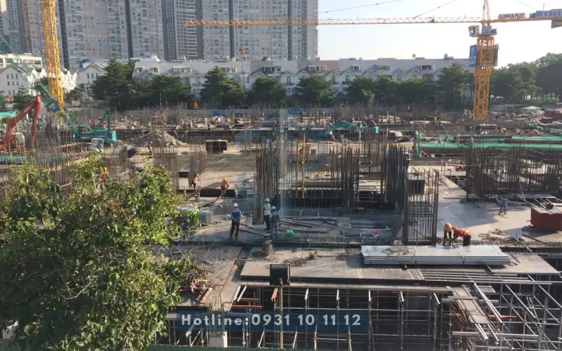 Tiến độ xây dựng căn hộ Sunwah Pearl 2017