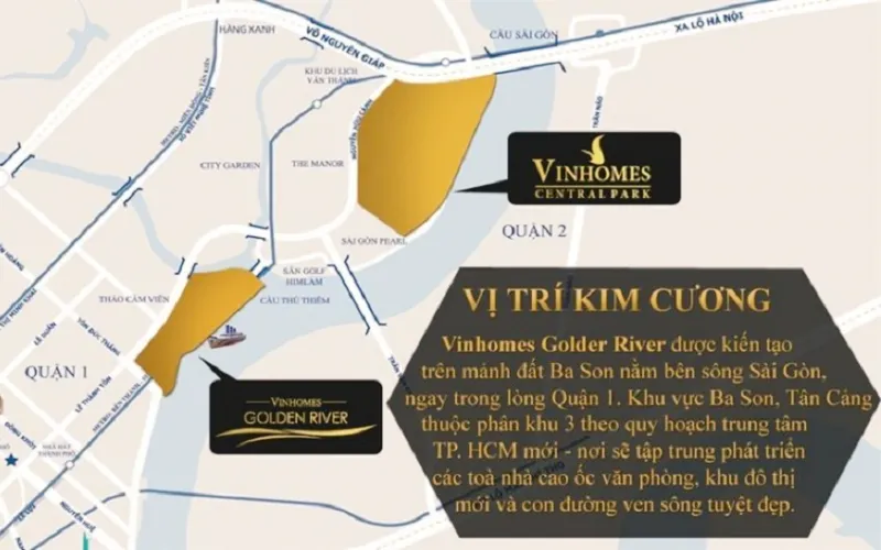 vinhomes golden river,vinhomes bason
