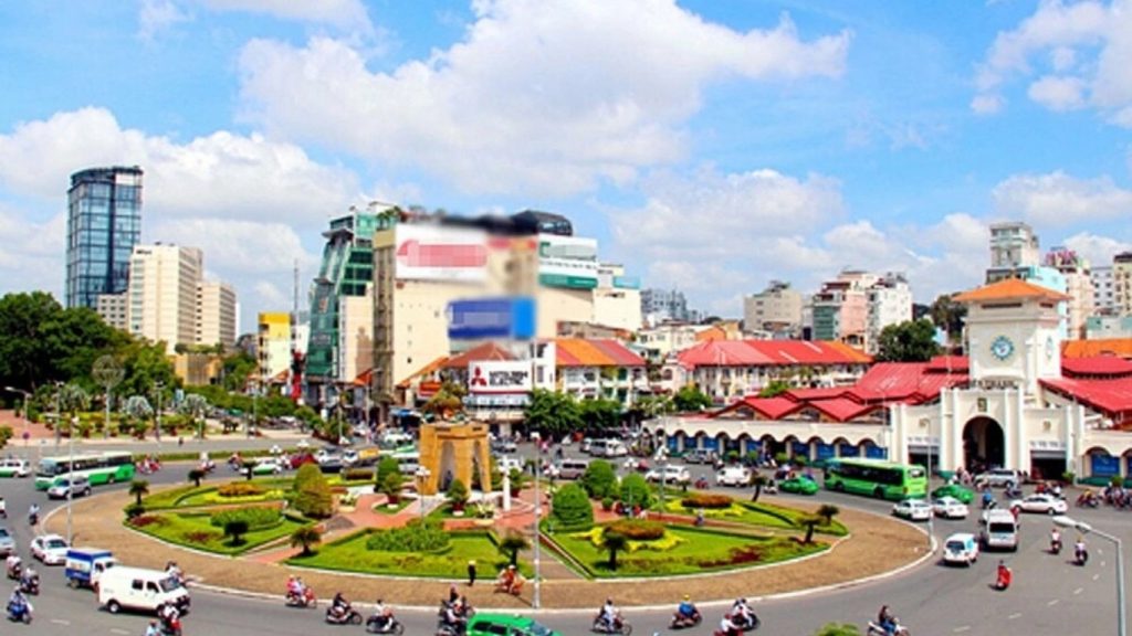 vị trí chợ bến thành quận 1 ga metro chợ bến thành