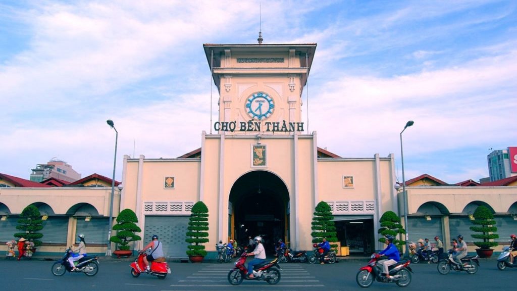 vị trí chợ bến thành quận 1 ga metro chợ bến thành