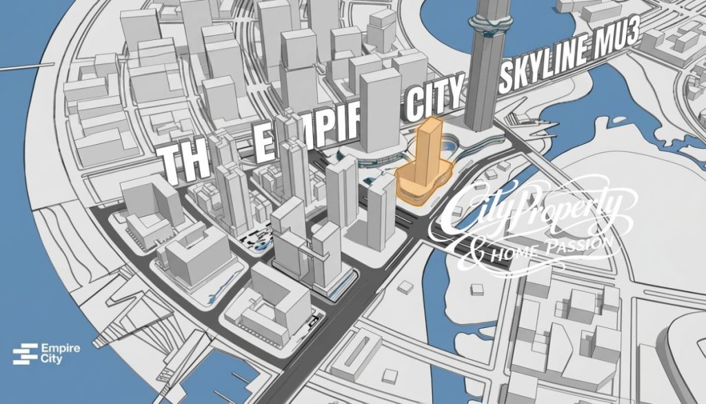 vị trí the skyline mu3 empire city